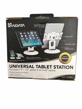 Aidata Universal Tablet Station Stand - Black - New